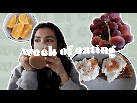 what i eat in a week // mindful intuitive eating during a busy work week!