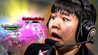 When Rank Top 6 "NothingToSay" meets Top 1 Techies in EU