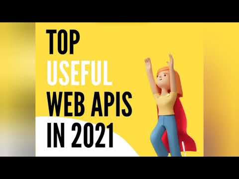 Top Useful Web APIs