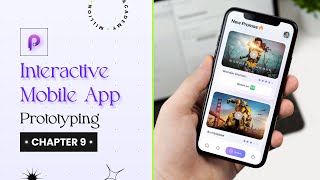 Interactive mobile app prototype with Micro Interactions | UI Animation Masterclass - Chapter 9