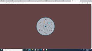 Atom animation css3  html | atom nucleus electron processing animation html and css3 tutorial