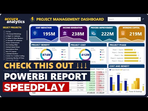 Project Dashboard in Speedplay Under 10 Minutes