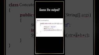 String Concatenation - Guess the output!!!