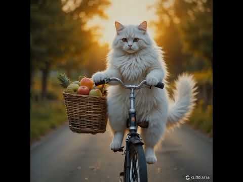 Cat Driving cycle #catlover #shortsvideo #shorts   #trending  #viralshorts  #love #trendingshorts
