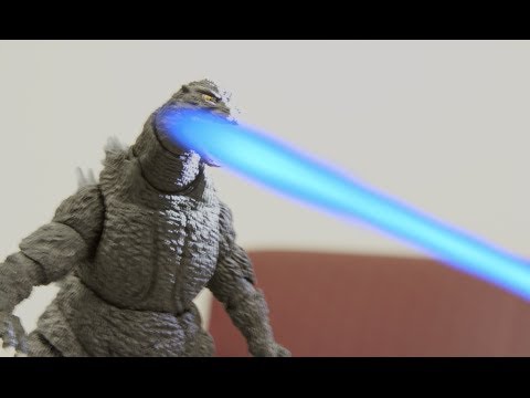 Stop Motion Short - Gundam Fights Godzilla