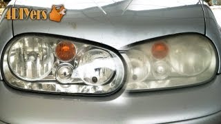 DIY: Polishing Foggy Headlights