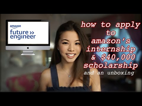 how to get an AMAZON software internship before graduating HIGH SCHOOL + an unboxing!!