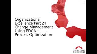 Organizational Performance Part 21: Process Optimization