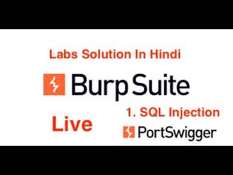 SQL Injection || Port Swigger Lab || Solution || Hindi || Web Application Security Testing