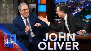 "I've Never Said No" - Why John Oliver Has Been In So Many Late Show Sketches