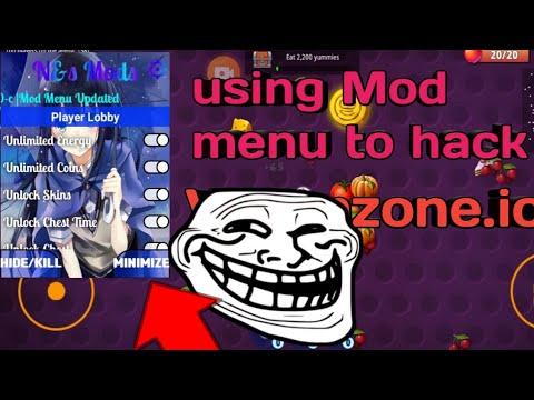 using hacks to cheat in Wormzone io ;)