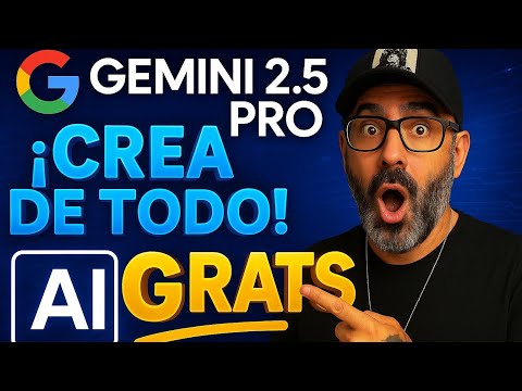 ¡GRATIS! Gemini 2.5 Pro: Crea Apps y Juegos 3D con IA 🔥 (Demo)