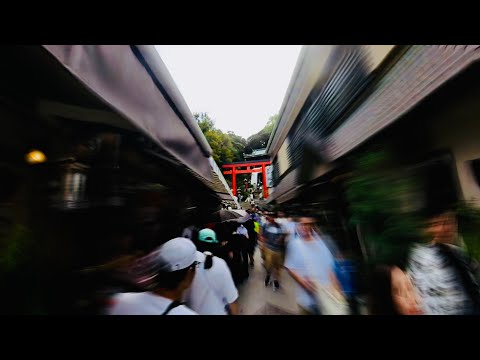 Walking to Enoshima Torii Gate in 4K Hyperlapse ⛩️✨ | 江の島 鳥居への道【4K】