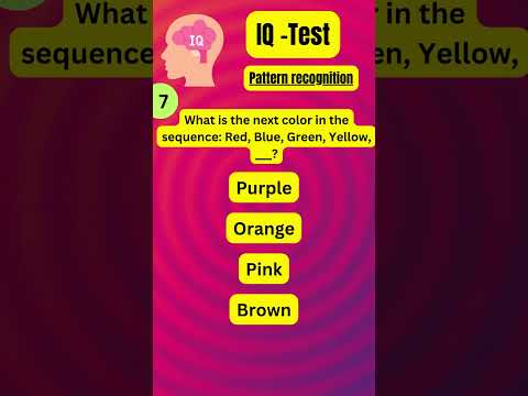 Mind-Bending Patterns: Pattern Recognition IQ Test! 🌀🔍