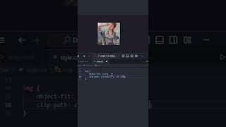 CSS Clipping Path Example 🤯🤯🤯 #csstricks