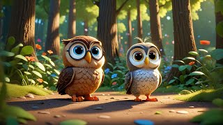 Two Little Owls Learn to Spell + More Nursery Rhymes & Kids Songs