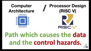 105. Which path causes the data and control hazards in pipeline architecture?