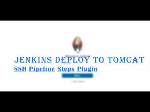 Jenkins CI/CD: Deploy to Remote Server(Tomcat) ~ SSH Steps Plugin