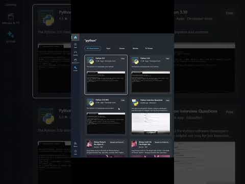 Installing Python using Direct Download