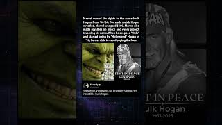 Hulk Hogan paid Marvel 100K Dollars because