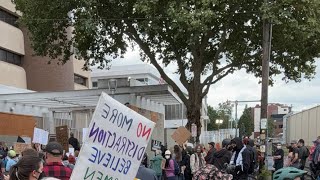 BREAKING: MASSIVE Protest At Portland Ice Facility