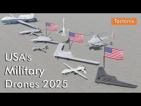USA Drone Fleet 2025 - All U.S. Military Drones Explained