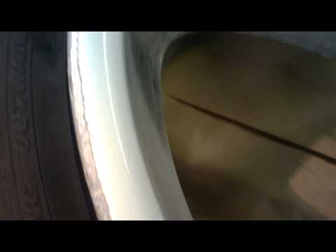 BMW damaged alloy for repair