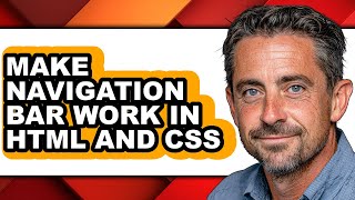 How to Make Navigation Bar Work in Html and Css (updated)