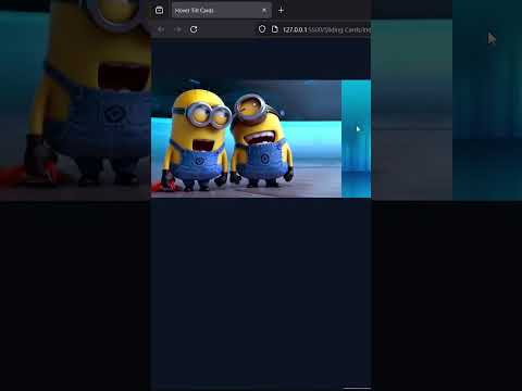 Image scrolling card in css #html #coding #css #python