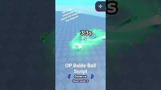 Blade Ball SCRIPT is CRAZY! 💥 AutoParry + Spam | Mobile + PC #shorts