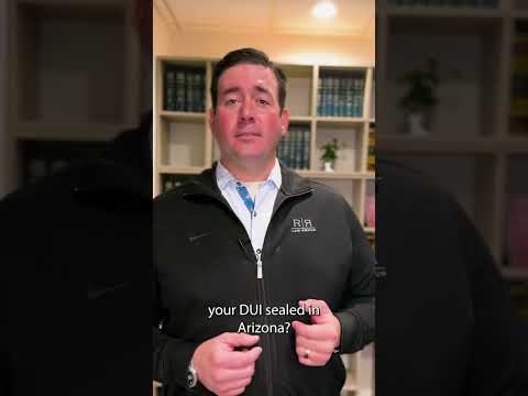 DUI Charges Sealed in Arizona? #duilawyerarizona #legaladvice #lawyer #criminaldefenselawfirm