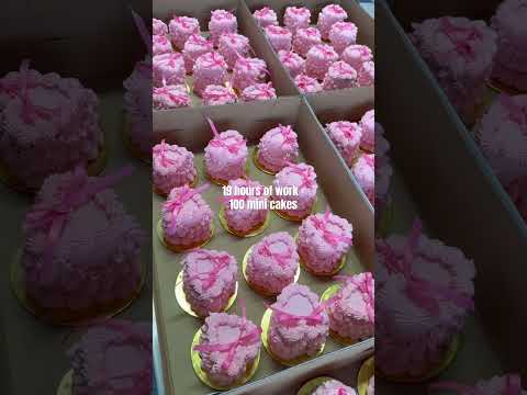 They were so worth it #bentocake #cakedecorating #cake #cakes #minicakes