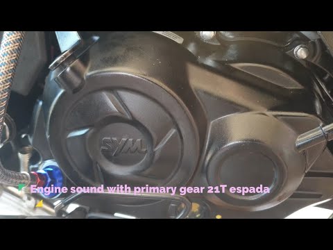 4# Sym VF3i LE | Cara pasang Primary Gear Espada 21T | Bunyi enjin