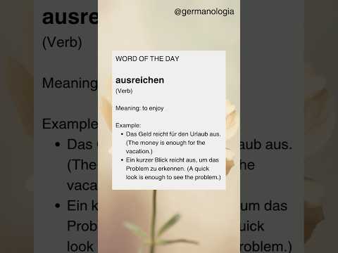 Wort des Tages🖤 #english #germanpronunciation #germanlanguage #deutschkurs #germangyan #learngerman