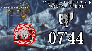 【MHWilds】フリチャレ 歴戦王アルシュベルド  スラッシュアックス ソロ 07'44 猫火事場／ArchTempered Arkveld SwitchAxe Solo FreeChallenge