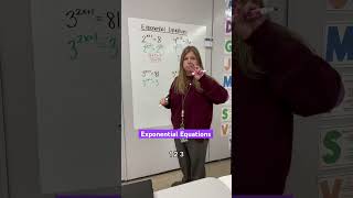 Exponential equations #iteachalgebra #mathematics #iteachmath #maths #teacher #algebra