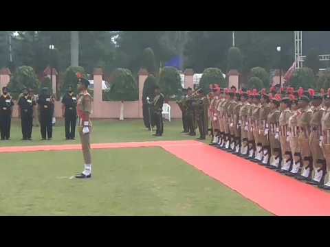 Ncc cadets adressing Ram Nayak U.p governor