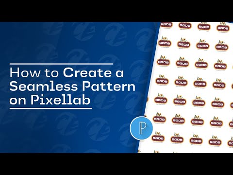 How to Create a Seamless Pattern on PIXELLAB || PIXELLAB HACKS||