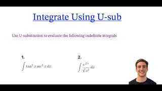 Integrate Using U-sub (Calculus Tricks)