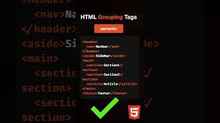HTML Semantic VS Non-Semantic Tags  | HTML Tutorial for Beginners #html
