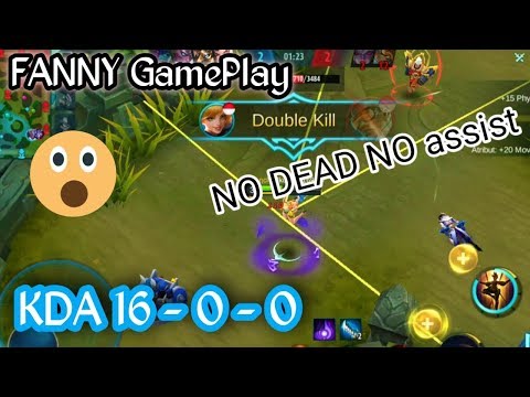 Fanny gameplay Mobile legends bang bang , NO DEAD NO ASSIST 16 0 0   , mlbb 2020