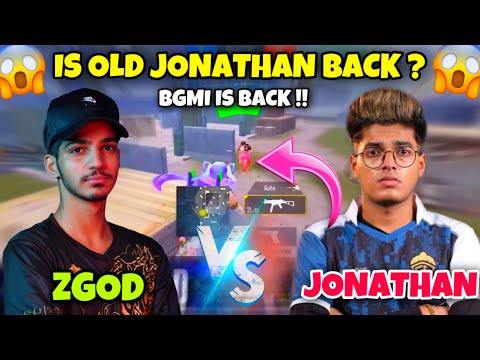🔥OLD JOHNNY = HACKER JIGGLE | Jonathan Vs ZGod in TDM | New BGMI 🇮🇳