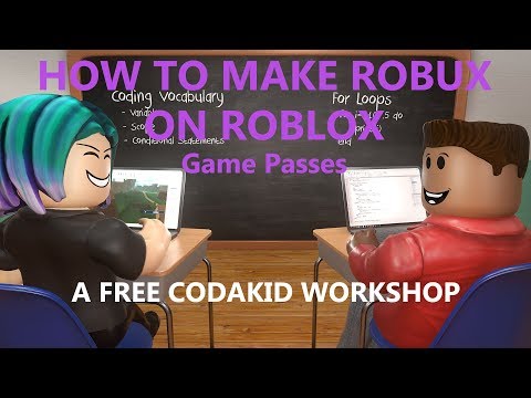 FREE Live Workshop: How to Make Robux on Roblox Part 2 - Game Passes