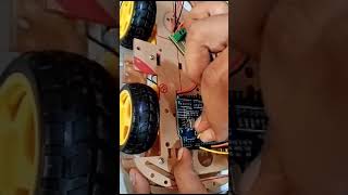 Assembling and the Movement of the Robo using Arduino and motor driver