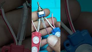Using 3 pins ON ON Toggle Switch #switch #electrical #toggle #howto