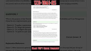 1Z0-1061-25 Sample Exam Questions (Practice Tests)