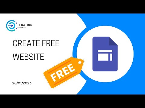How to create a website without coding and no ads