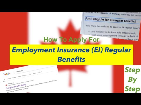 Employment Insurance(EI) Application//Step by step//Regular Benefits//Canada//2024