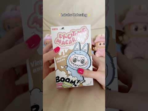 Unboxing Labubu Exciting Macaron ✨ #labubu #shorts #fyp #popmart #unboxing #plushies