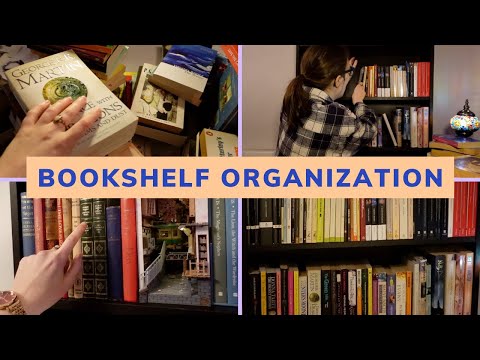 HUGE BOOKSHELF ORGANIZATION (Mini BookHaul + Cozy Chats)